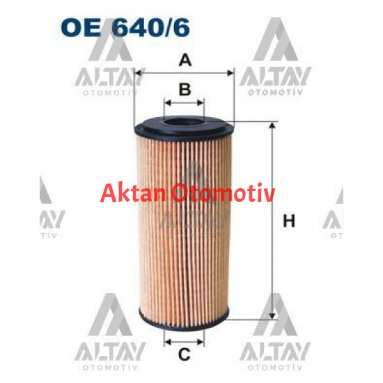 YAĞ FİLTRESİ W169 / W245 A SERİ 04-11 OM 640